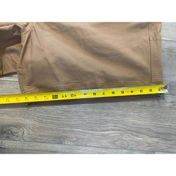 Duluth Trading Flex Fire Hose Mens 48 Beige Outdoor Workwear Casual Cargo Shorts - Picture 9 of 9